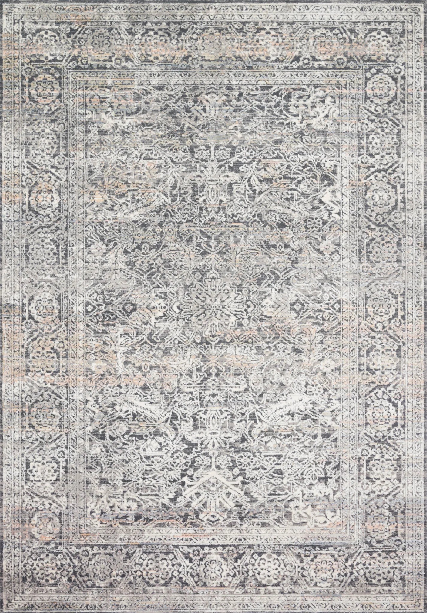 Lucia LUC-03 Steel/Ivory Rug - Baconco