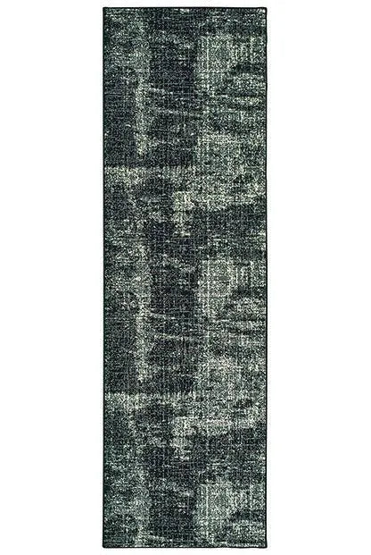 Luna 1805K Black/ Ivory Rug - Baconco