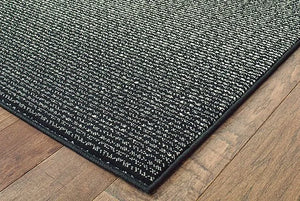 Luna 2067B Black/ Ivory Rug - Baconco