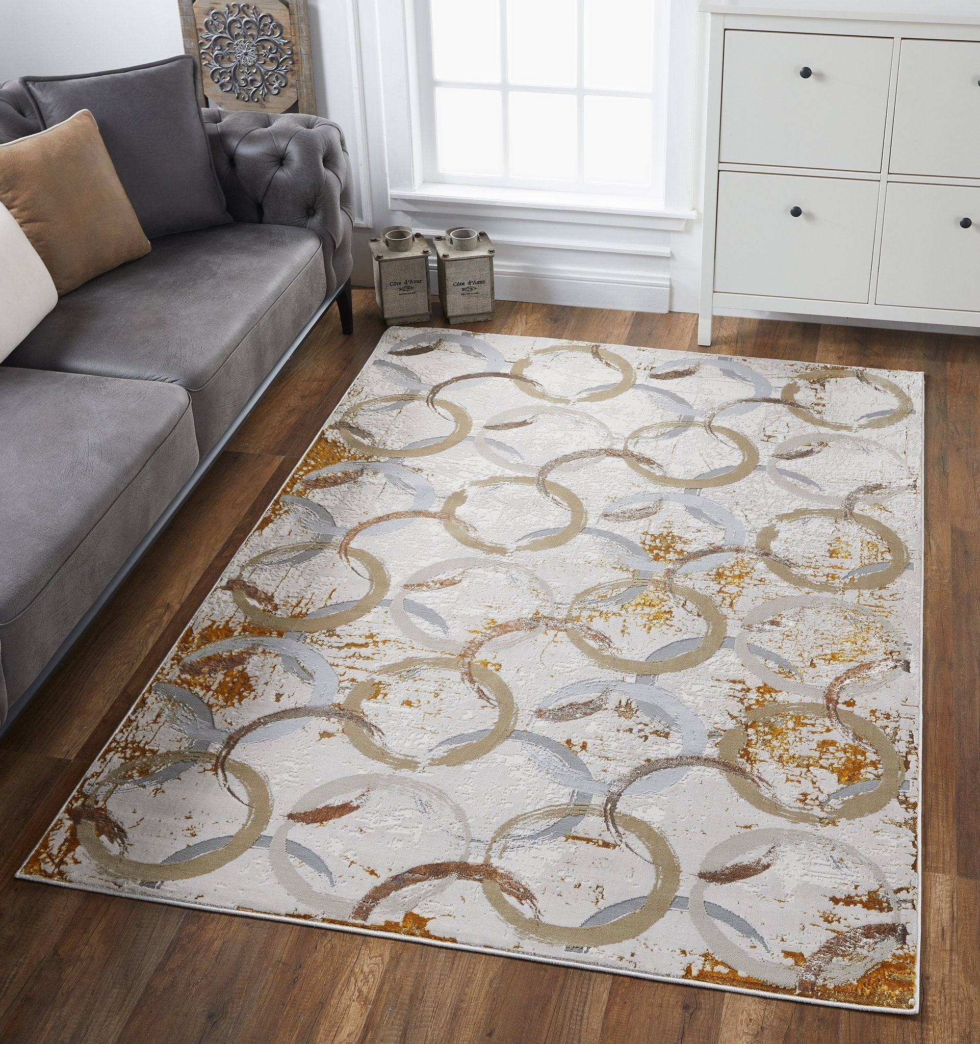 Luna 7137 White Blrch Rugs - Baconco