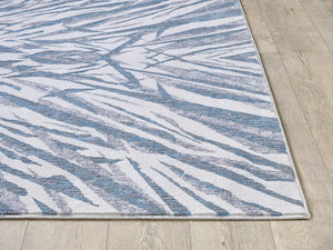 Luna 7144 Ivory/Blue Illusions Rug - Baconco