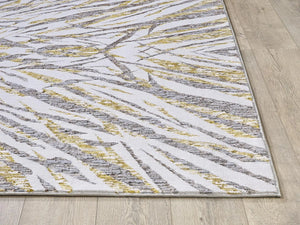 Luna 7146 Ivory/Gold Illusions Rug - Baconco