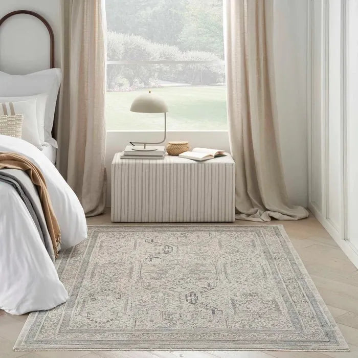 Lynx LNX01 Ivory/Grey Rug - Baconco