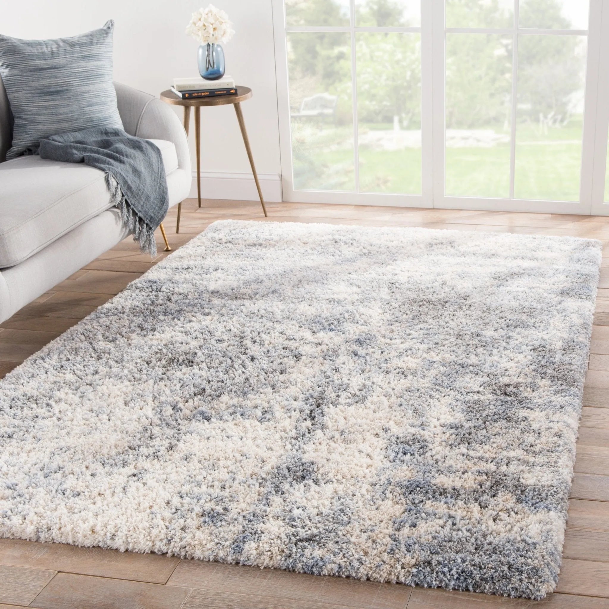 Lyra LYR01 Cantata Gray/Blue Rug - Baconco