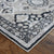 Macklaine MCK39FVF Grey/Black Rug - Baconco