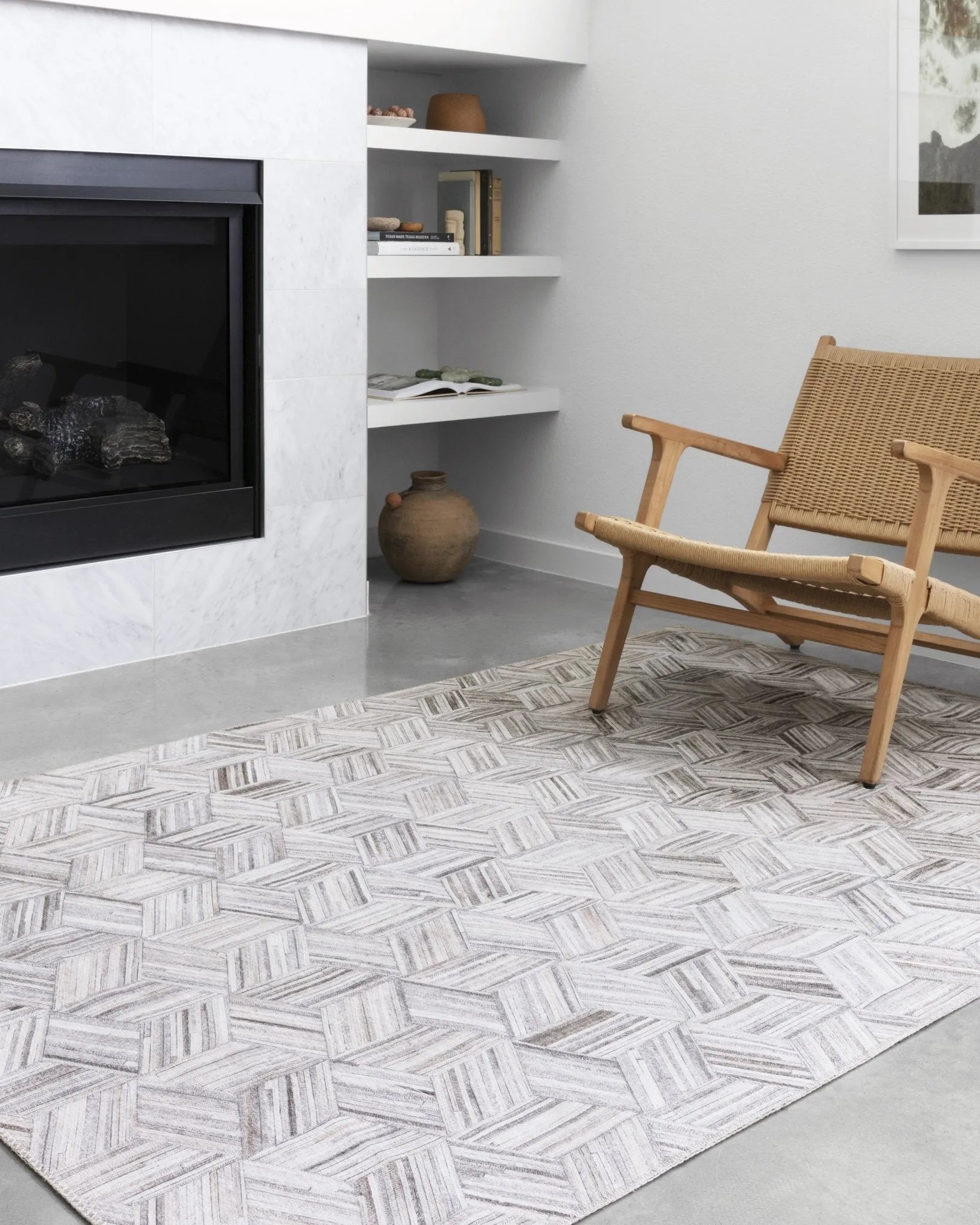 Maddox MAD-07 Lt Grey / Ivory Rug - Baconco