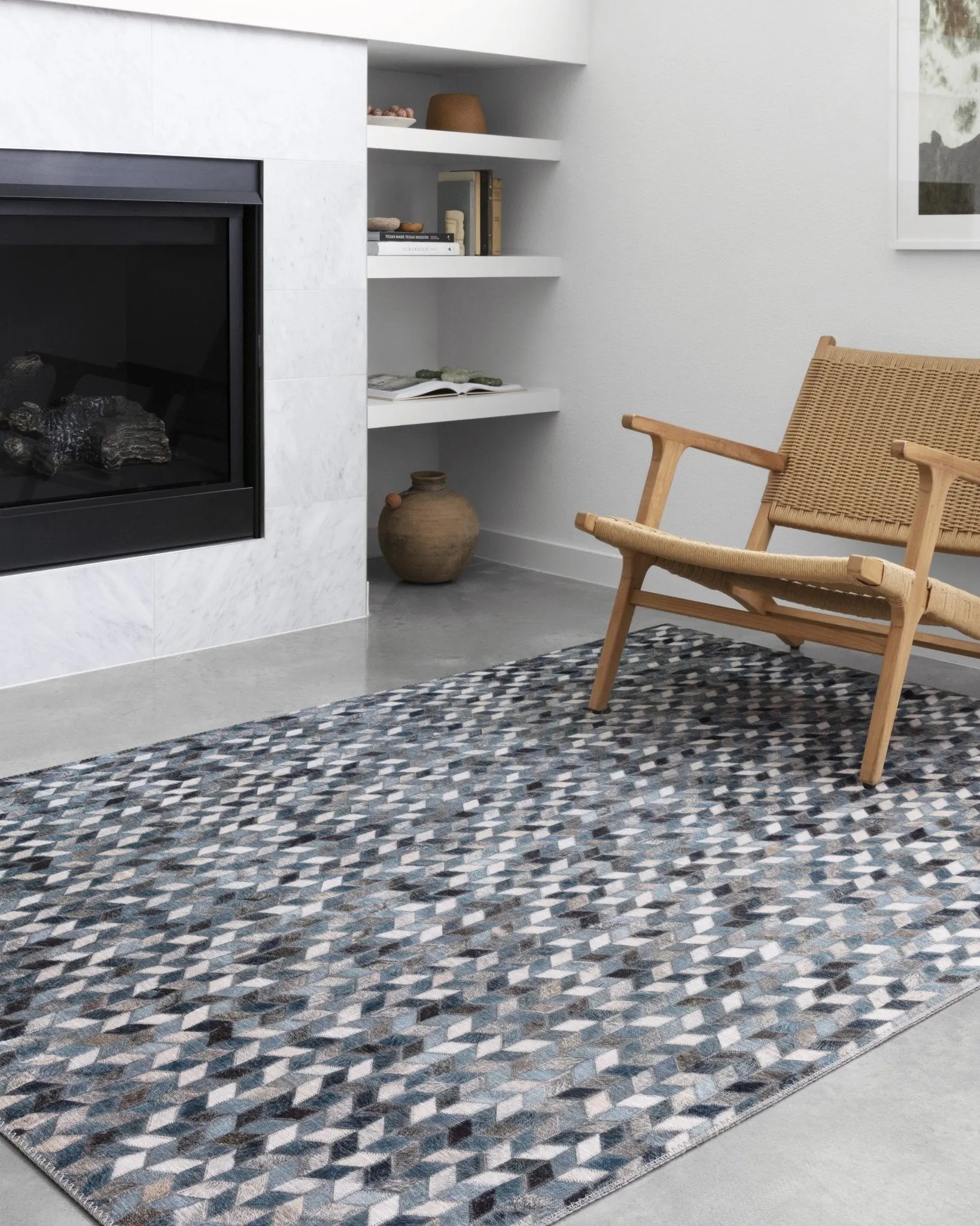 Maddox MAD-08 Ocean / Grey Rug - Baconco