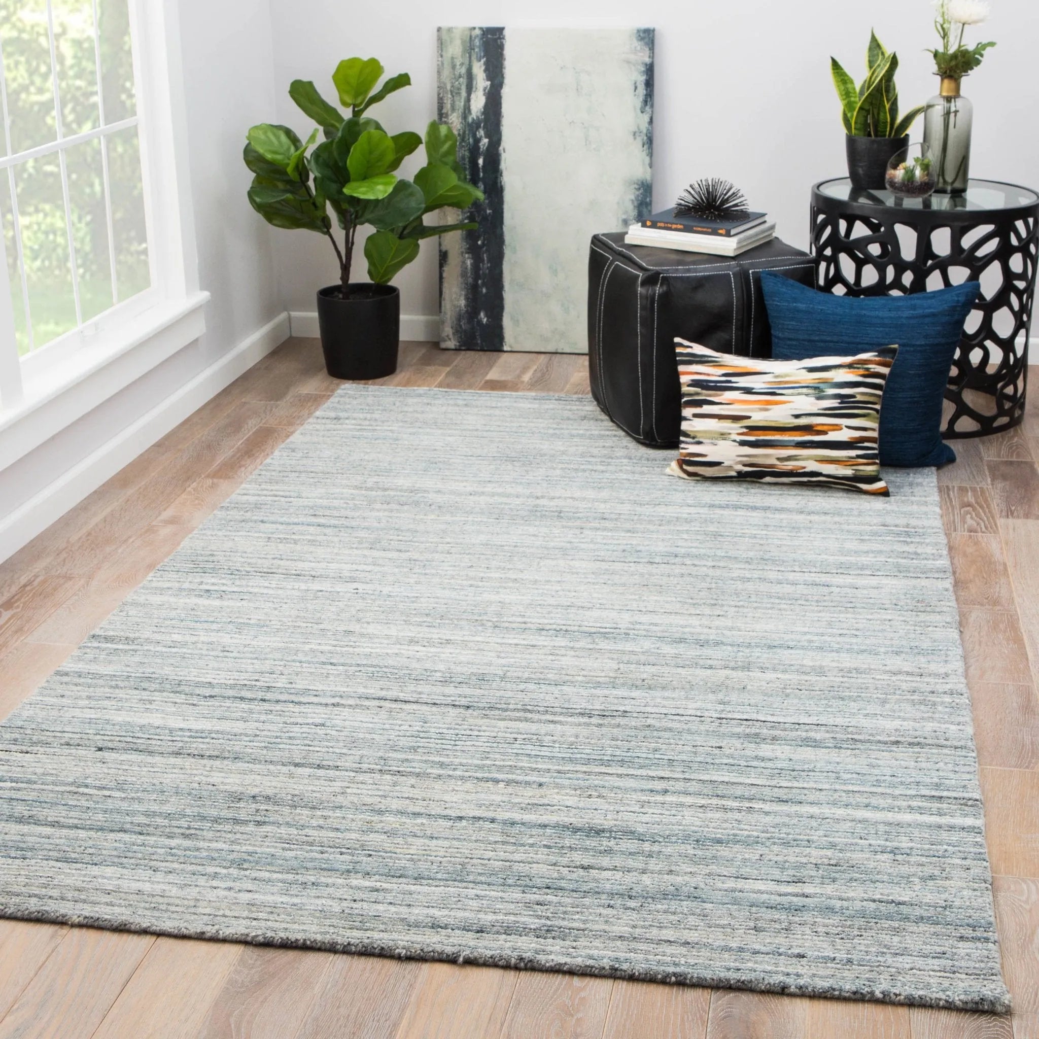 Madras Mds05 Vassa Blue/Gray Rug - Baconco