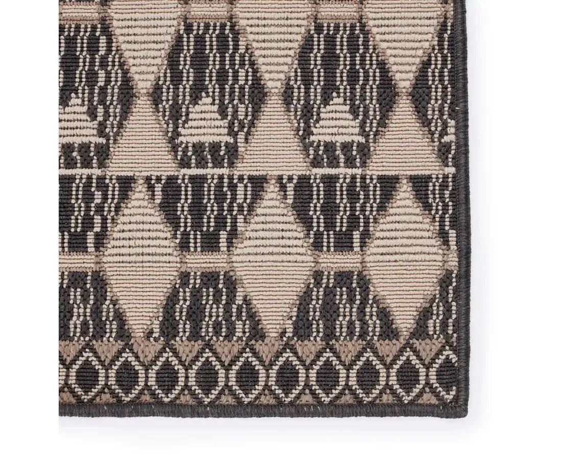 Mahaba MAH02 Black/Taupe Rug - Baconco