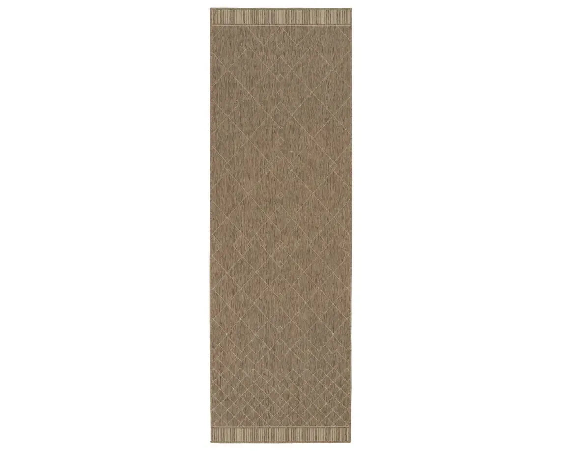 Mahaba MAH05 Tan/Taupe Rug - Baconco