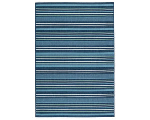 Mahaba MAH07 Blue/Cream Rug - Baconco