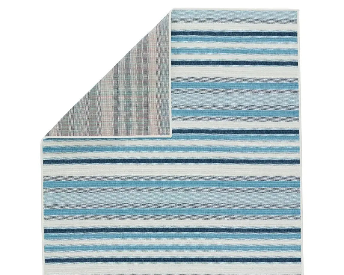 Mahaba MAH08 Blue/Cream Rug - Baconco