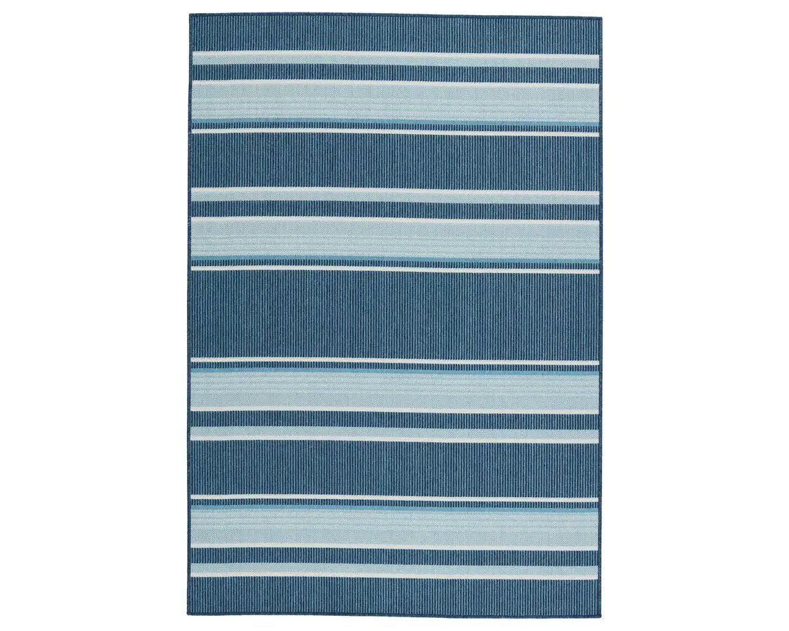 Mahaba MAH09 Blue/Cream Rug - Baconco