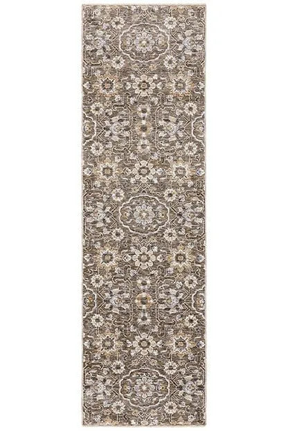 Maharaja 532D Grey/Gold Rug - Baconco