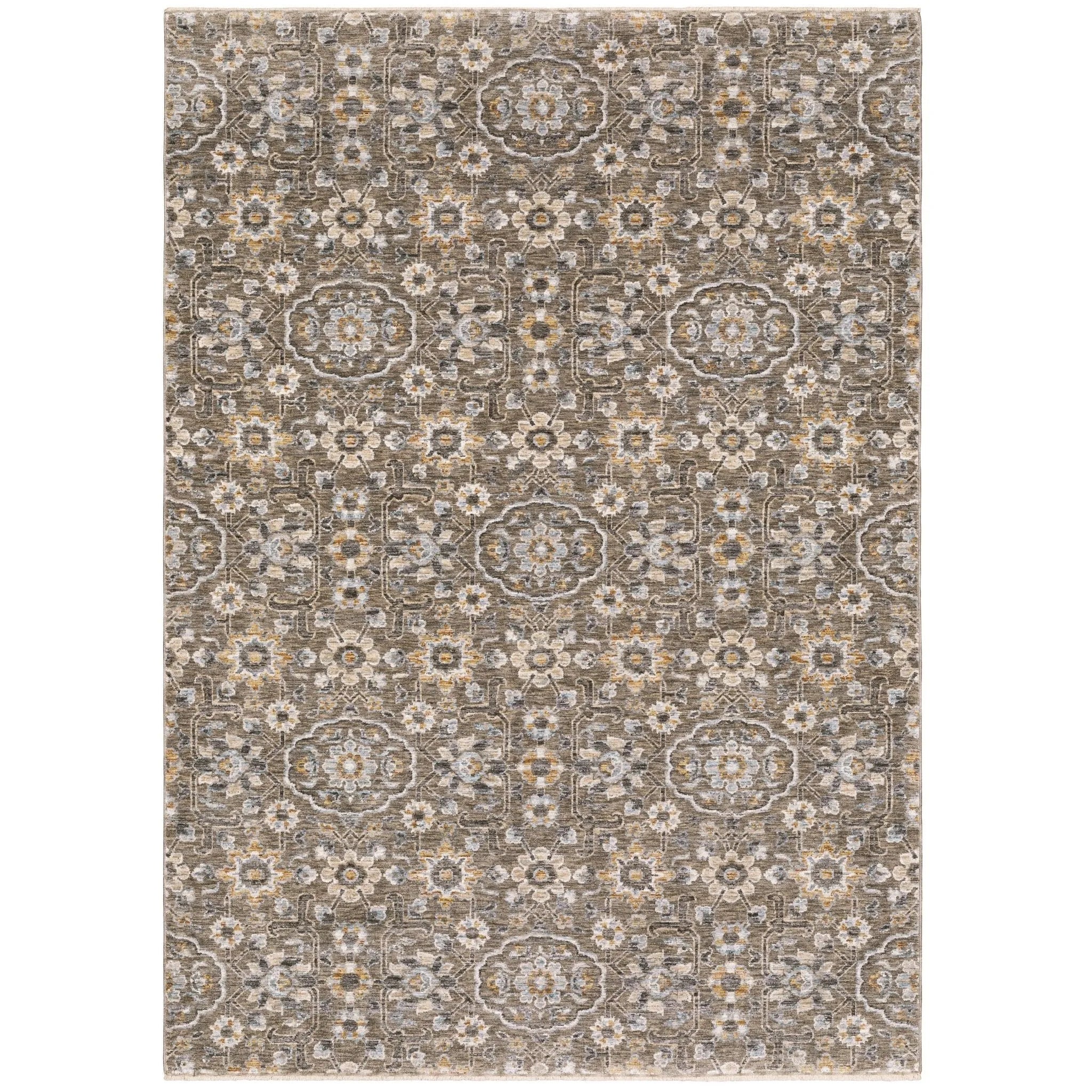 Maharaja 532D Grey/Gold Rug - Baconco