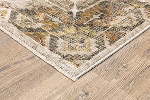 Maharaja 661C Gold Ivory Rug - Baconco