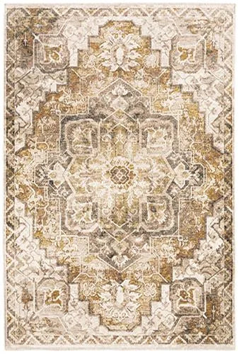 Maharaja 661C Gold Ivory Rug - Baconco