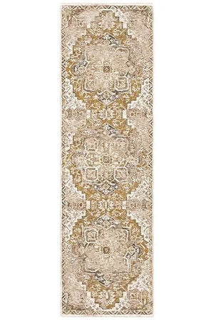 Maharaja 661C Gold Ivory Rug - Baconco