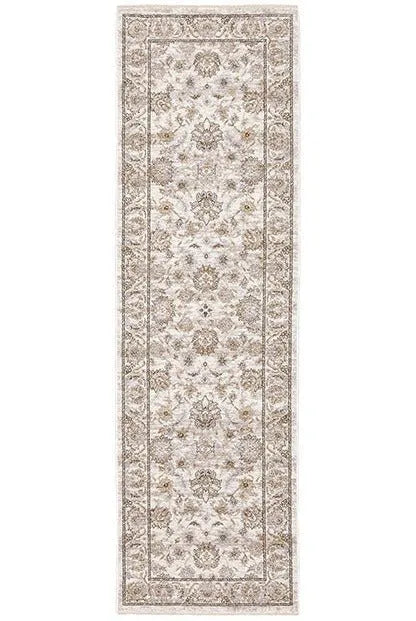 Maharaja 70W Ivory/Grey Rug - Baconco