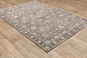 Maharaja 71N Charcoal/Ivory Rug - Baconco