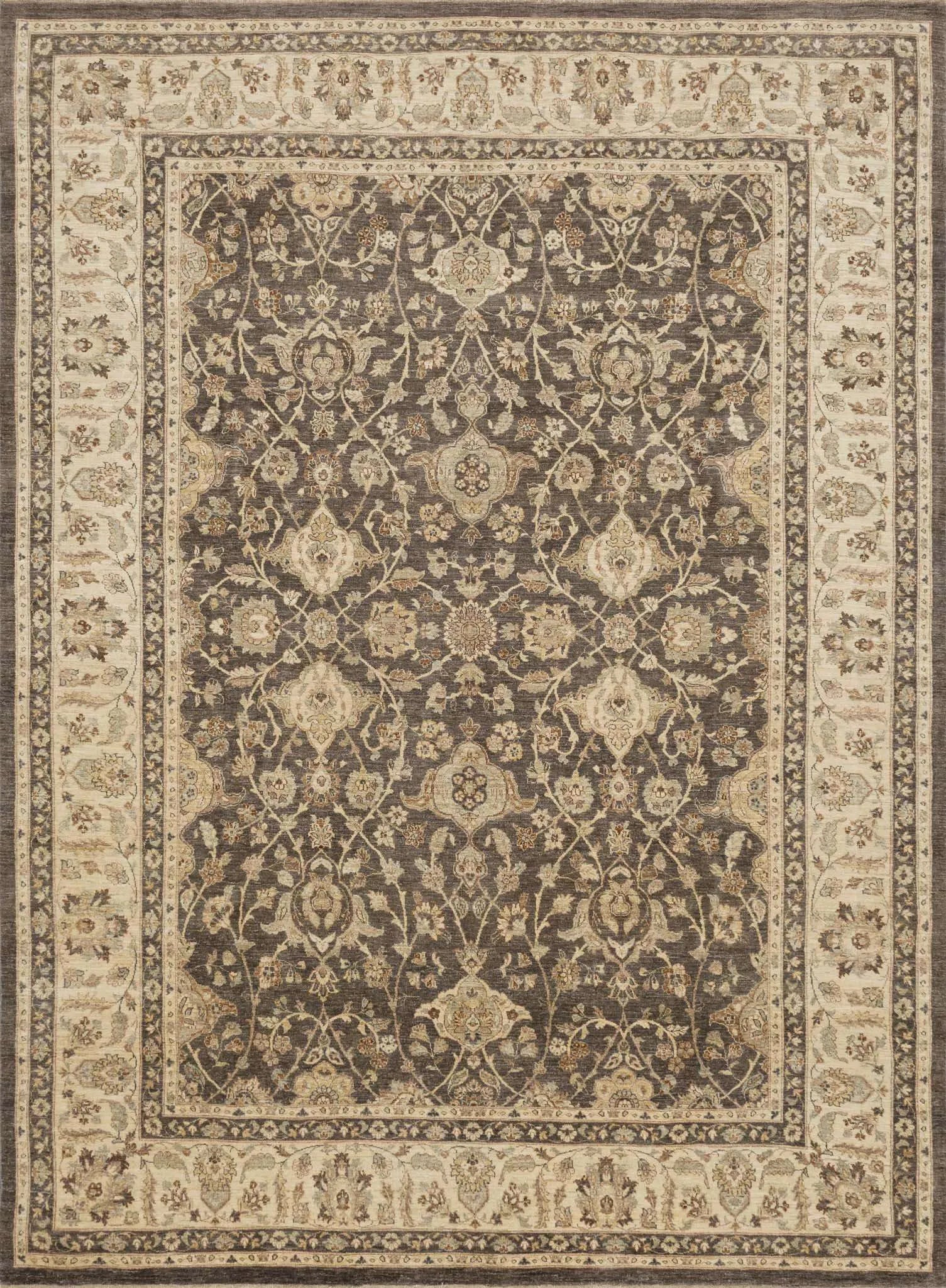 Majestic MM 12 Grey / Ivory Rug - Baconco