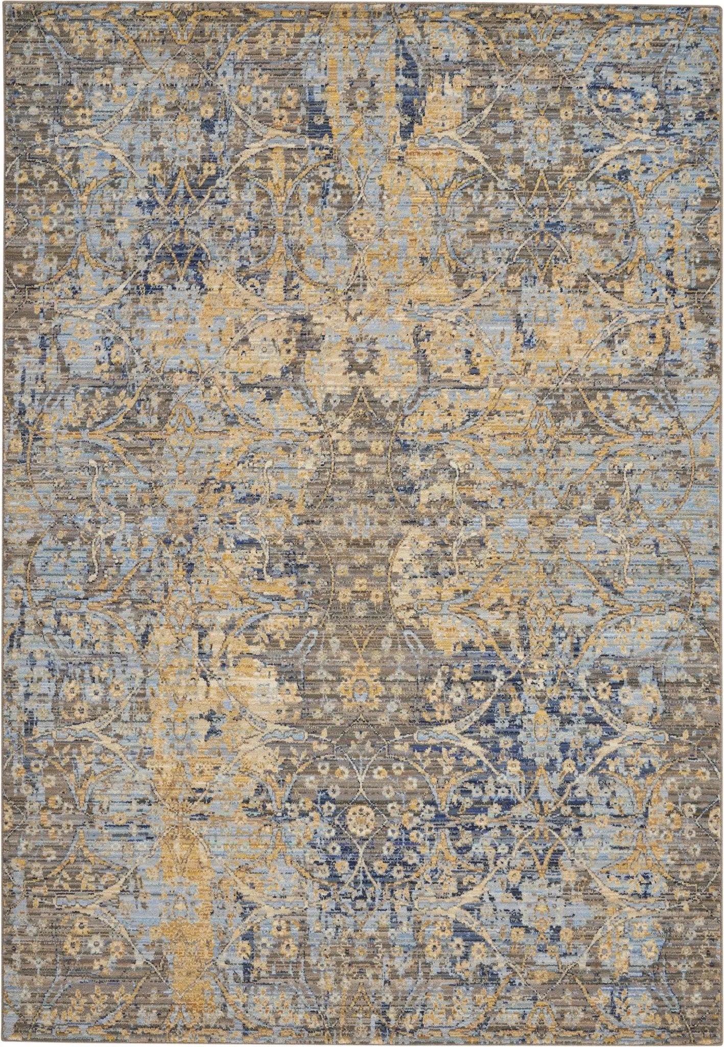 Majestic MST01 Beige/Blue Rug - Baconco