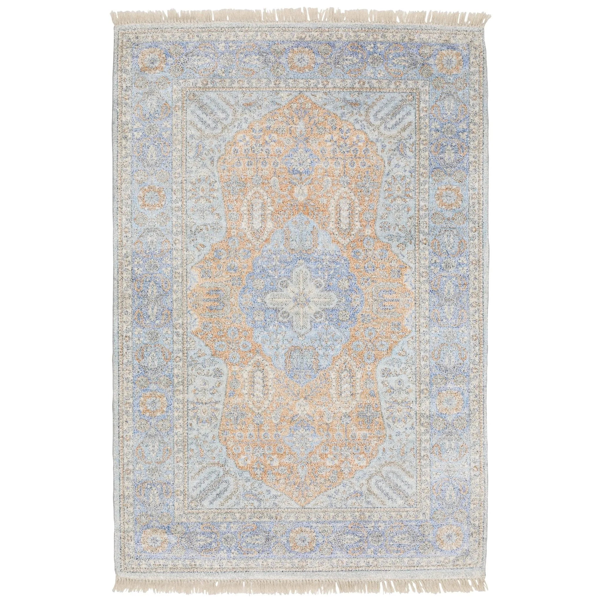 Malabar 45301 Blue/Red Rug - Baconco