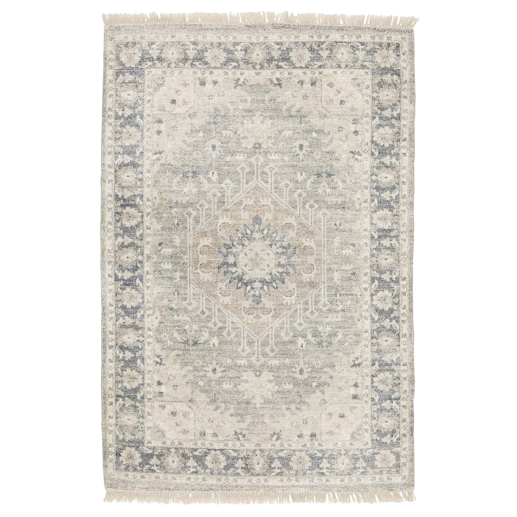 Malabar 45302 Beige/Grey Rug - Baconco