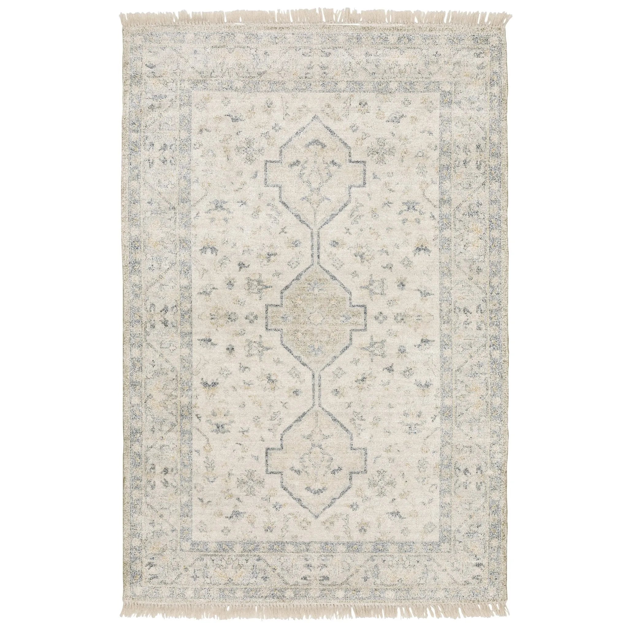 Malabar 45304 Beige/Charcoal Rug - Baconco