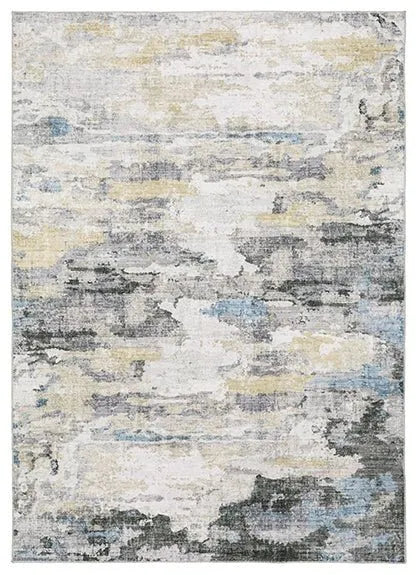 Malibu MAL01 Ivory/Grey Rug - Baconco