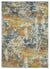 Malibu MAL05 Blue/Gold Rug - Baconco