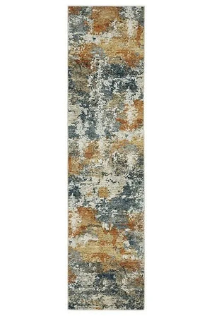 Malibu MAL05 Blue/Gold Rug - Baconco