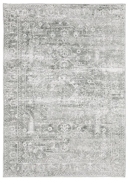 Malibu MAL08 Grey/Ivory Rug - Baconco