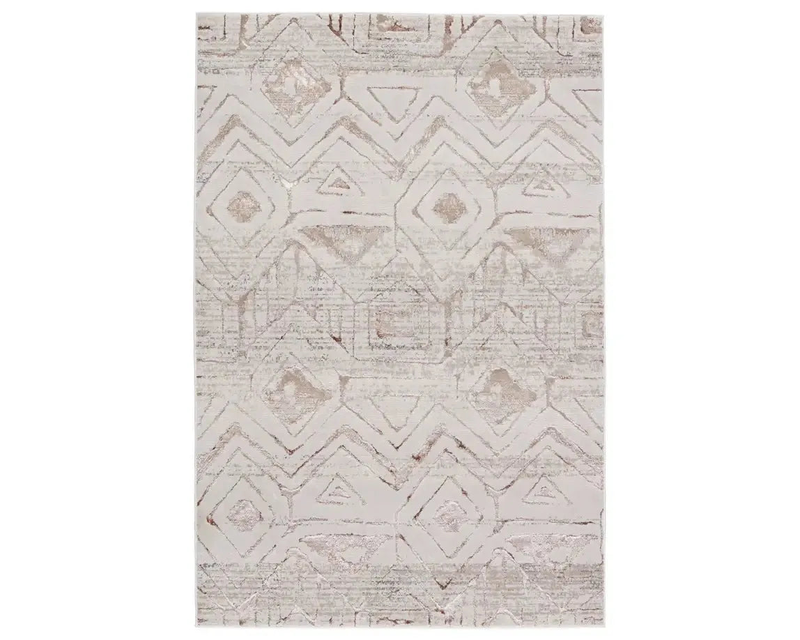 Malilla MLI06 Cream/Grey Rug - Baconco