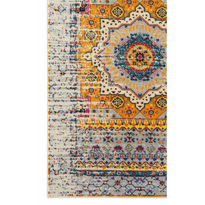 Manhattan MAN-33 Orange/Ivory Rug - Baconco