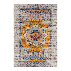 Manhattan MAN-33 Orange/Ivory Rug - Baconco