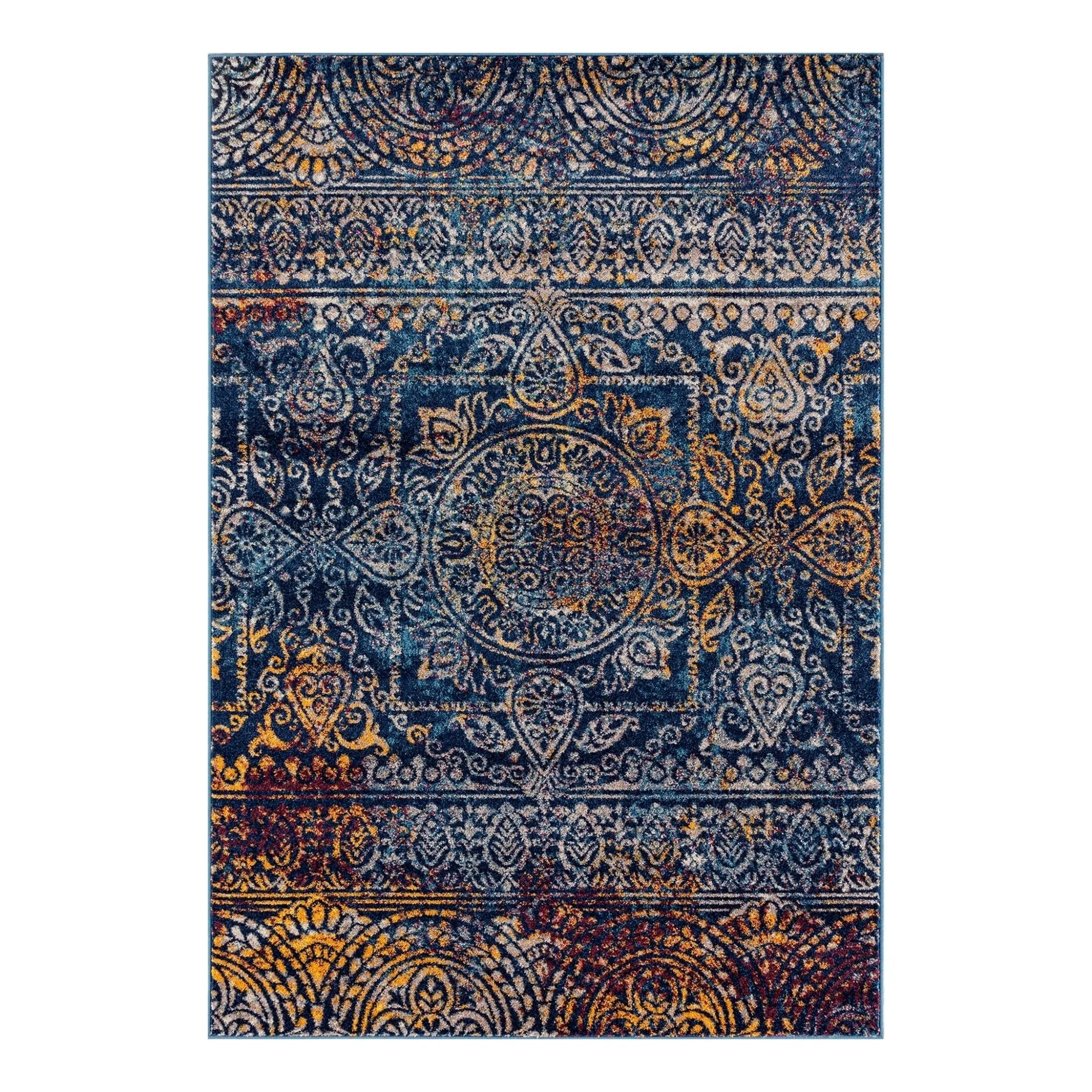 Manhattan MAN-42 Navy Rug - Baconco