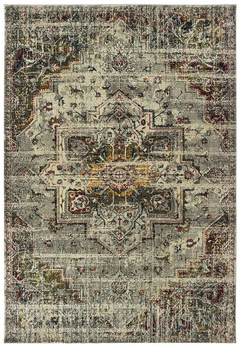 Mantra 1901X Grey Ivory Rug - Baconco