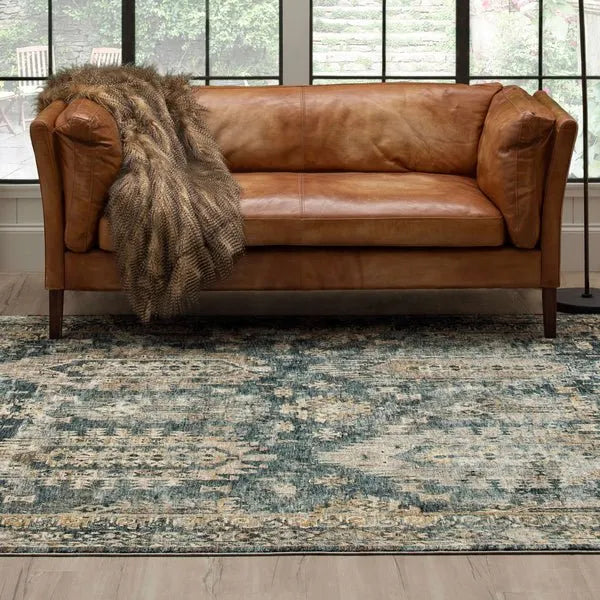 Marash RG843 048 Karamar Blue Rug - Baconco