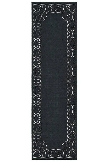 Marina 1247K Black Ivory Rug - Baconco