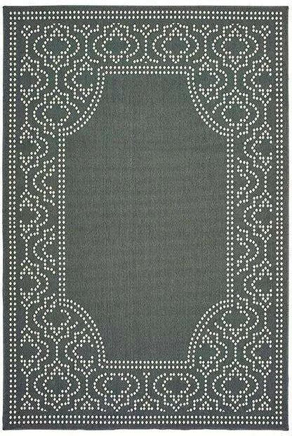 Marina 1247X Grey Ivory Rug - Baconco