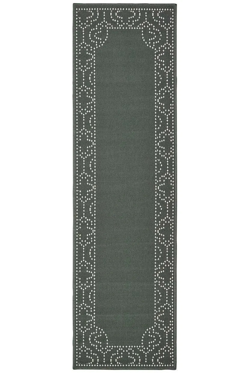 Marina 1247X Grey Ivory Rug - Baconco