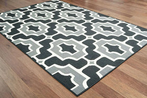 Marina 1491Z Black Grey Rug - Baconco