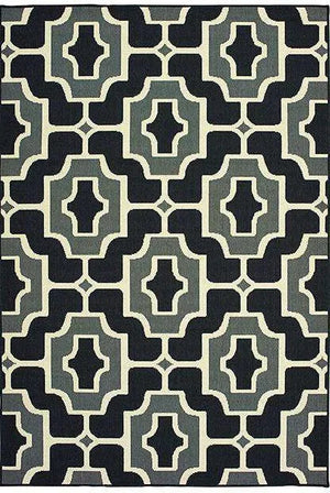 Marina 1491Z Black Grey Rug - Baconco