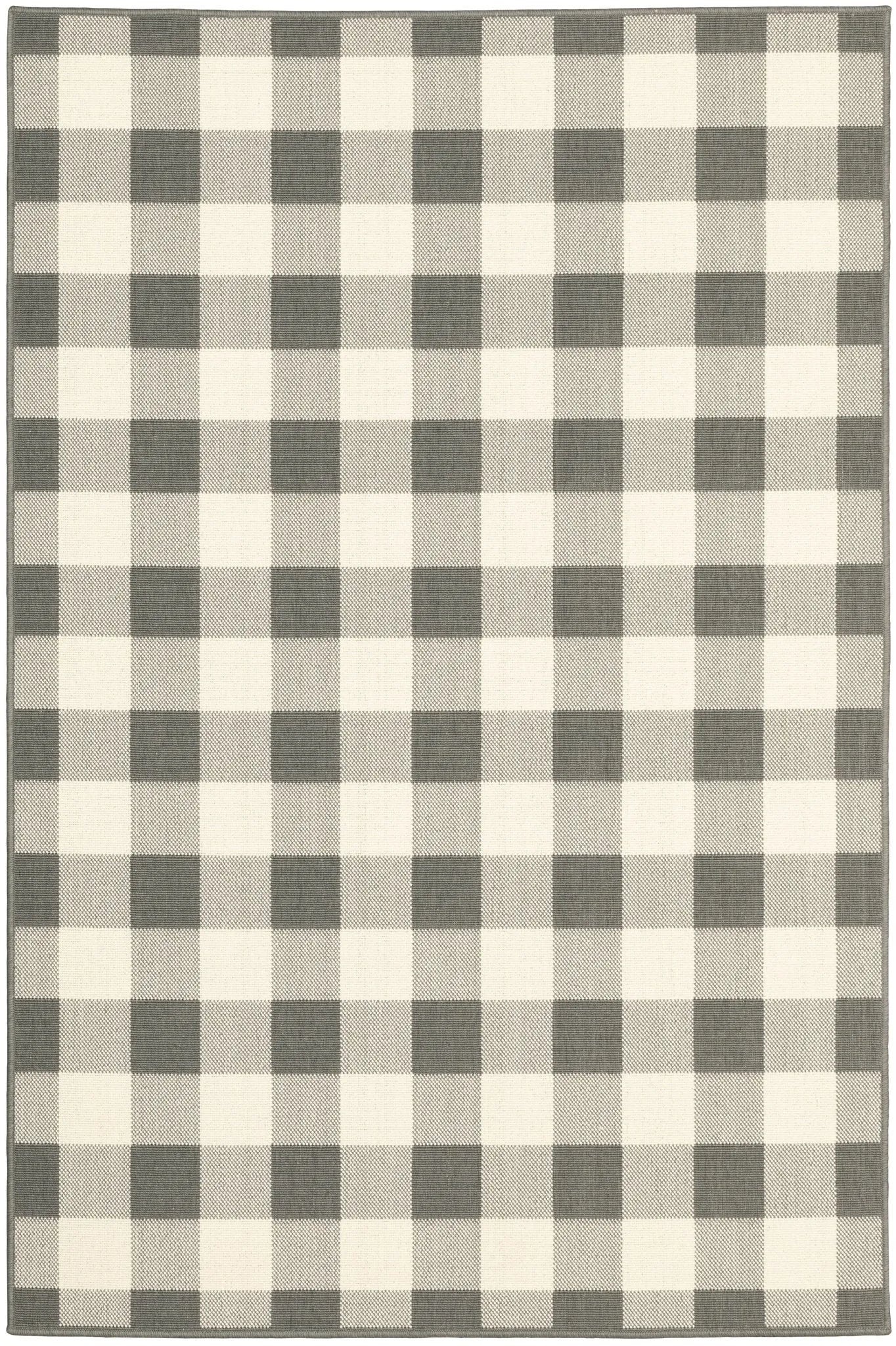 Marina 2598W Grey/Ivory Rug - Baconco