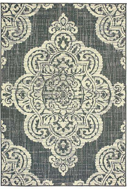 Marina 5929E Grey Ivory Rug - Baconco