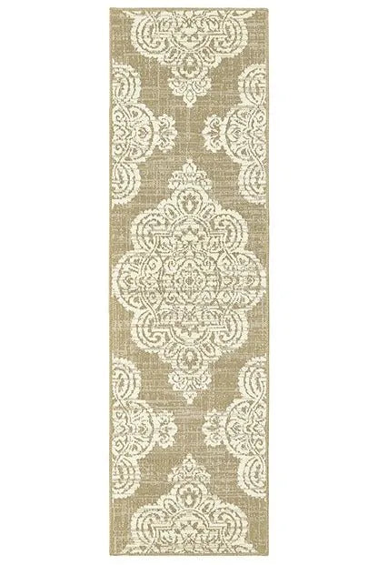 Marina 5929J Tan Ivory Rug - Baconco