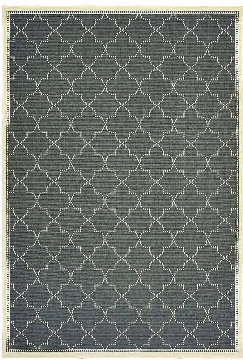 Marina 6025L Grey Ivory Rug - Baconco