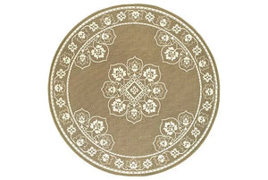 Marina 7764J Tan Ivory Rug - Baconco