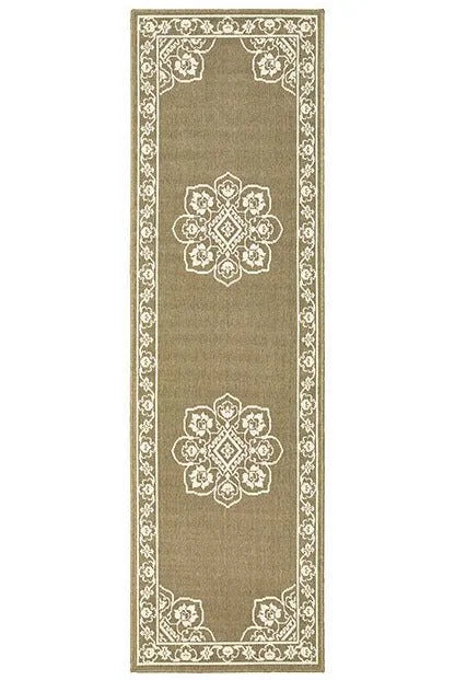 Marina 7764J Tan Ivory Rug - Baconco